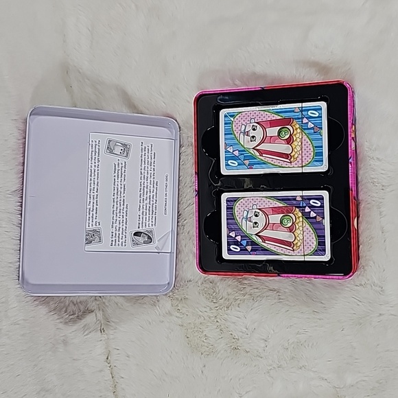 Shopkins UNO Card Game w/ Collector's Tin Mattel Cardinal 2015 - Picture 3 of 5